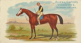 1888 Allen & Ginter World's Racers (N32) #NNO Linden Front